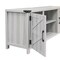 Flash Furniture Charlotte Modern Farmhouse Barn Door TV Stand in Light Gray for TV's up to 65in. w/Adjustable Shelf GC-MBLK67-LTGY-GG - alternate 6